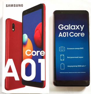 Samsung galaxy a01 core - красный