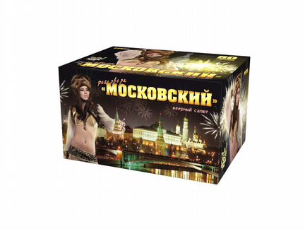 Веерный салют Московский (1,25 дюйма х 58 зарядов)