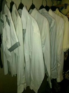 Рубашка мужские белые под смокинг L - xl