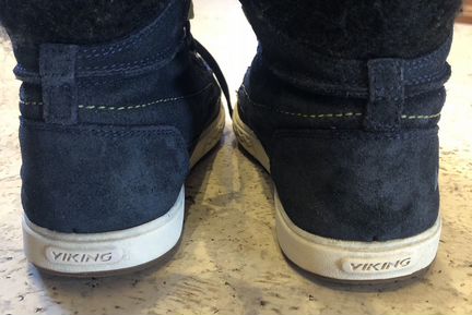 Ботинки для мальчика Viking на тёплую зиму 31р