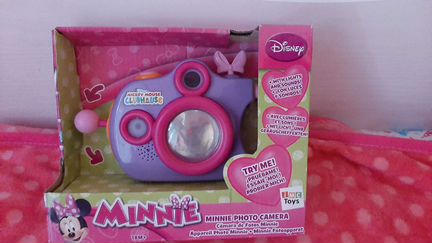 Игрушка фотоаппарат Минни со светом, звуком
