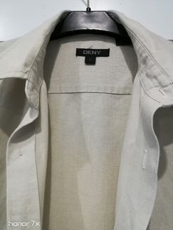 Dkny лён+хлопок рубашка