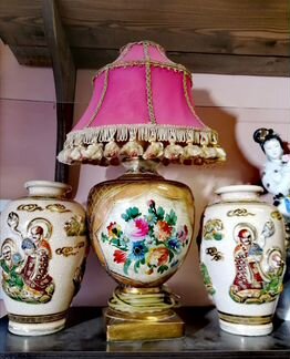 Лампа. Роспись. Италия