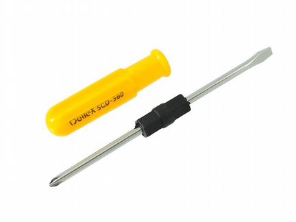 Отвертка комбинированная SL1x5x60 + PH1х60, 165 мм, Dollex SCD-560