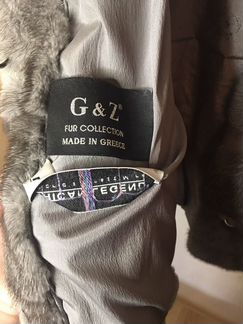 Шуба норковая серая