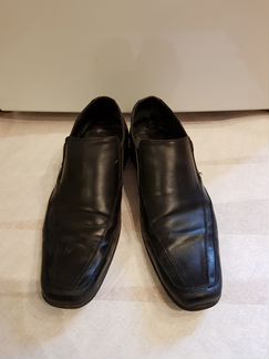 Кожаные ботинки