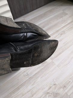 Сапоги из натуральной кожи на байке р. 41