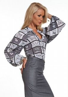 Блузка Forza Viva с лошадками