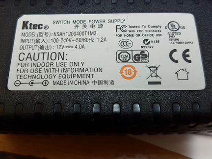 Блок питания 12V4.0А