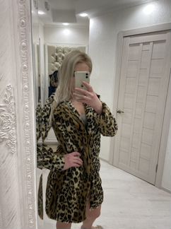 Пальто шуба искусственная mango новая