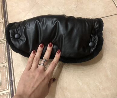 Манжеты меховые на ручку коляски