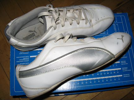 Кроссовки кожаные Puma, Adidas