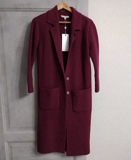 Пальто вязаное