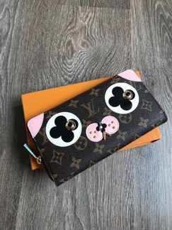Кошелёк Louis Vuitton zippy аппликация