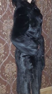 Норкововое пальто