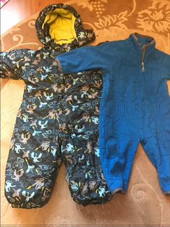 Зимний комбинезон tokka tribe и флисовый комбез