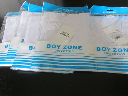 Майка для мальчика хлопок BOY zone