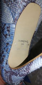 Туфли dumond из кожы питона 36р