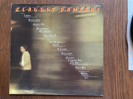 Claudio damiani Claudio Damiani - LP- раритет