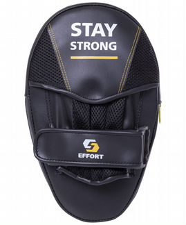 Лапа E 602-2 боксерская, кожзам, черный