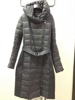 Пуховик-пальто с капюшонам Trussardi