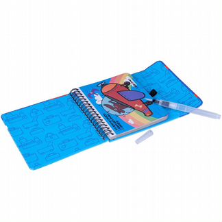 Водные раскраски Bondibon Мини-игры в дорогу, многоразовые (вв4223)