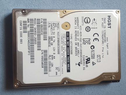 Жёсткий диск 2.5 hgst 600GB SAS10K