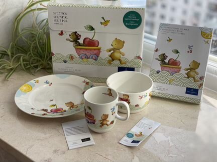 Villeroy&Boch новый детский набор hungry as a bear