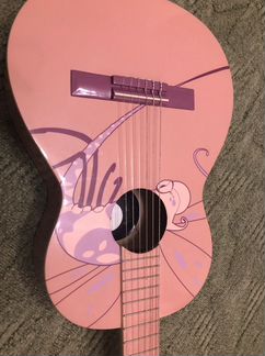 Гитара 3/4 розовая