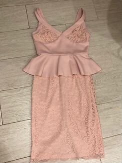 Вечернее платье розовое