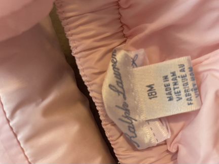 Детский зимний костюм Ralph Lauren размер 18мес