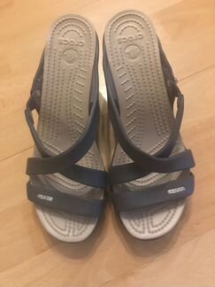 Crocs новые сабо на каблуке