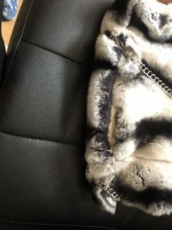 Меховая сумка муфта