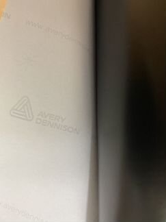 Пленка Avery Satin Black