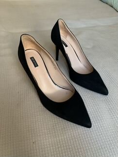 Туфли замшевые