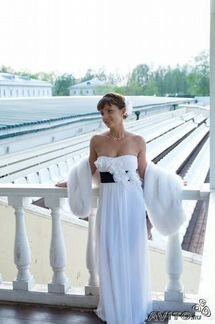 Палантин меховая накидка (лиса)