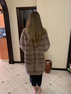 Шуба норковая (поперечка)