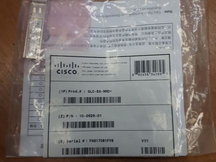 Трансивер Cisco (оригинал) в ассортименте
