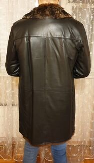 Дубленка мужская кожаная