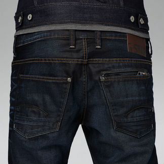 Джинсы G Star raw attacc low straight indigo