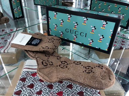 Носки gucci коричневые