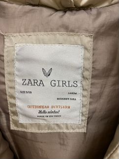 Пуховик Zara детский 134-140