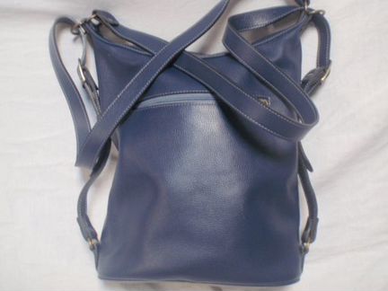 Кожаная женская сумка-рюкзак ссж-2рю Россия