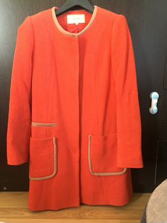 Пальто 85 шерсти с дополнительной накидкой/пончо