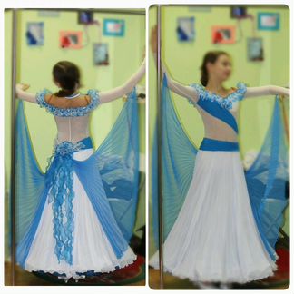 Платье бальное стандарт Ю1