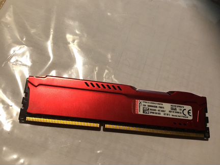 Оперативная память hyperx 8GB DDR3 новая