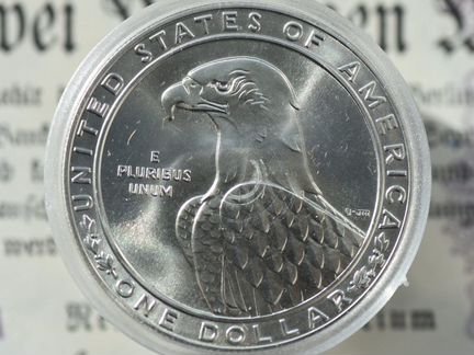 США 1 доллар 1983г. Серебро