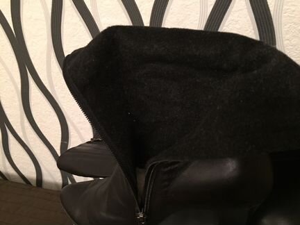 Сапоги демисезонные натуральная кожа 37 размера