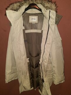 Geox пуховик мужской M2425M светло-серый Новый