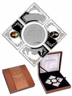 Монеты Царское село, Ниуэ 2012г, 5 шт, серебро 925